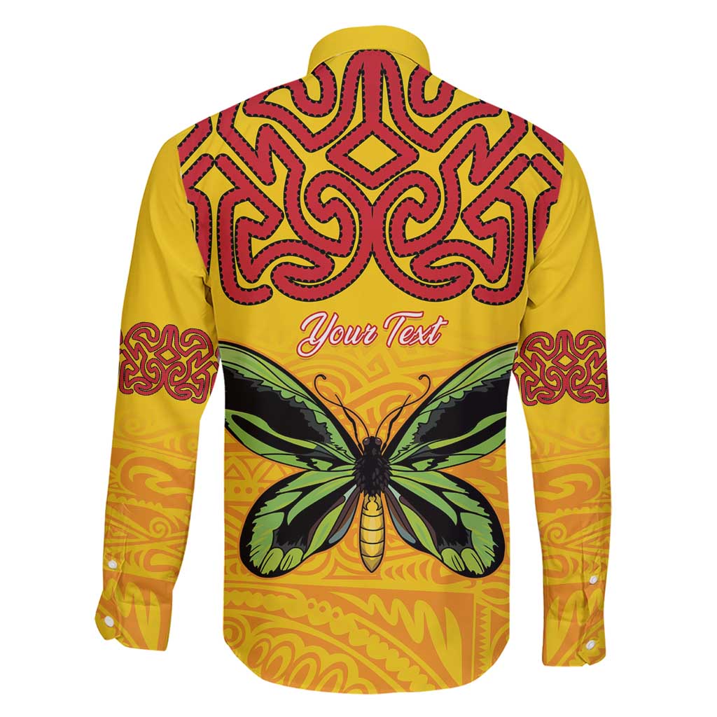 Personalised Tufi Tapa and Tattoo Festival Family Matching Short Sleeve Bodycon Dress and Hawaiian Shirt PNG Oro Butterfly Tapa Pattern LT14 - Polynesian Pride