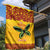 Personalised Tufi Tapa and Tattoo Festival Garden Flag PNG Oro Butterfly Tapa Pattern - Polynesian Pride