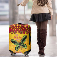 Personalised Tufi Tapa and Tattoo Festival Luggage Cover PNG Oro Butterfly Tapa Pattern - Polynesian Pride