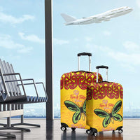 Personalised Tufi Tapa and Tattoo Festival Luggage Cover PNG Oro Butterfly Tapa Pattern - Polynesian Pride