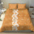 Personalised Tufi Tapa and Tattoo Festival Bedding Set Oro Tapa Cloth With Plumeria - Polynesian Pride