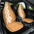 Personalised Tufi Tapa and Tattoo Festival Car Seat Cover Oro Tapa Cloth With Plumeria - Polynesian Pride