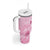 Personalised Polynesia Breast Cancer Awareness Tumbler With Handle No One Fights Alone Turtle Ribbon - Pink Version