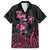 Personalised Polynesia Breast Cancer Awareness Hawaiian Shirt No One Fights Alone Turtle Ribbon - Black Version