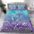 Polynesia Suicide Prevention Month Bedding Set Butterfly Purple And Teal Ribbon Tomorrow Needs You