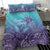 Polynesia Suicide Prevention Month Bedding Set Butterfly Purple And Teal Ribbon Tomorrow Needs You