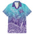 Polynesia Suicide Prevention Month Family Matching Mermaid Dress and Hawaiian Shirt Butterfly Purple And Teal Ribbon Tomorrow Needs You