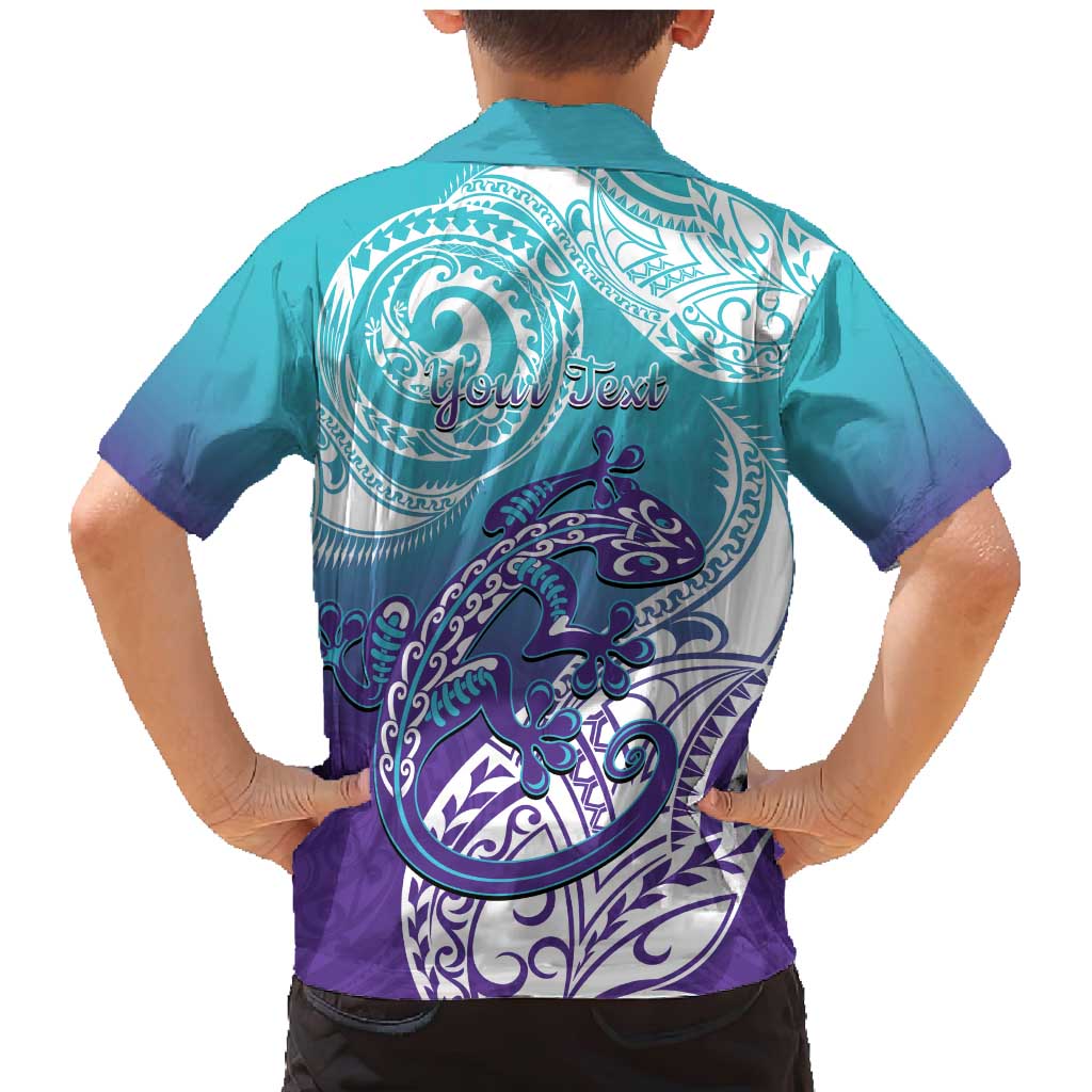 Personalised New Zealand Suicide Prevention Month Family Matching Mermaid Dress and Hawaiian Shirt You Matter NZ Fern With Maori Koru Lizard LT14 - Polynesian Pride