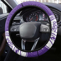 New Zealand Suicide Prevention Month Steering Wheel Cover You Matter NZ Fern With Maori Koru Lizard