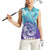 Personalised New Zealand Suicide Prevention Month Women Sleeveless Polo Shirt You Matter NZ Fern With Maori Koru Lizard
