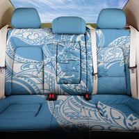 Personalised New Zealand Autism Awareness Back Car Seat Cover NZ Fern With Maori Koru Lizard