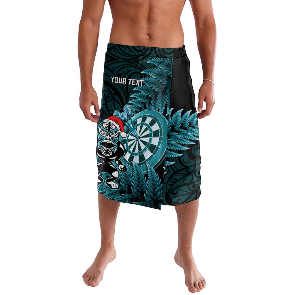 Personalised New Zealand Darts Christmas Lavalava Maori Fern Merry Dartsmas - Polynesian Pride