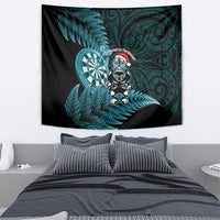 New Zealand Darts Christmas Tapestry Maori Fern Merry Dartsmas - Polynesian Pride
