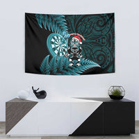 New Zealand Darts Christmas Tapestry Maori Fern Merry Dartsmas - Polynesian Pride