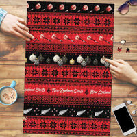 New Zealand Darts Christmas Puzzle Merry Xmas Aotearoa Maori Red - Polynesian Pride