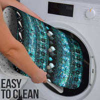 New Zealand Darts Christmas Bathroom Set Merry Xmas Aotearoa Maori Paua Shell - Polynesian Pride