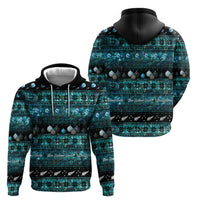 New Zealand Darts Christmas Hoodie Merry Xmas Aotearoa Maori Paua Shell - Polynesian Pride