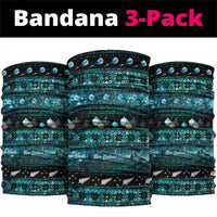 New Zealand Darts Christmas Neck Gaiter Merry Xmas Aotearoa Maori Paua Shell - Polynesian Pride