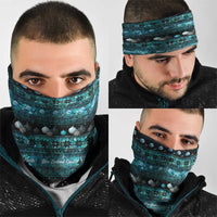 New Zealand Darts Christmas Neck Gaiter Merry Xmas Aotearoa Maori Paua Shell - Polynesian Pride
