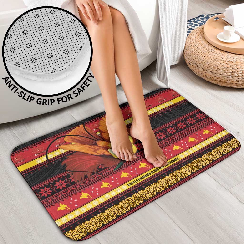 Papua New Guinea Christmas Bathroom Set Bikpela hamamas blong dispela Krismas - Polynesian Pride