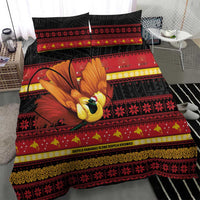 Papua New Guinea Christmas Bedding Set Bikpela hamamas blong dispela Krismas - Polynesian Pride