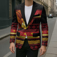 Papua New Guinea Christmas Blazer Bikpela hamamas blong dispela Krismas - Polynesian Pride