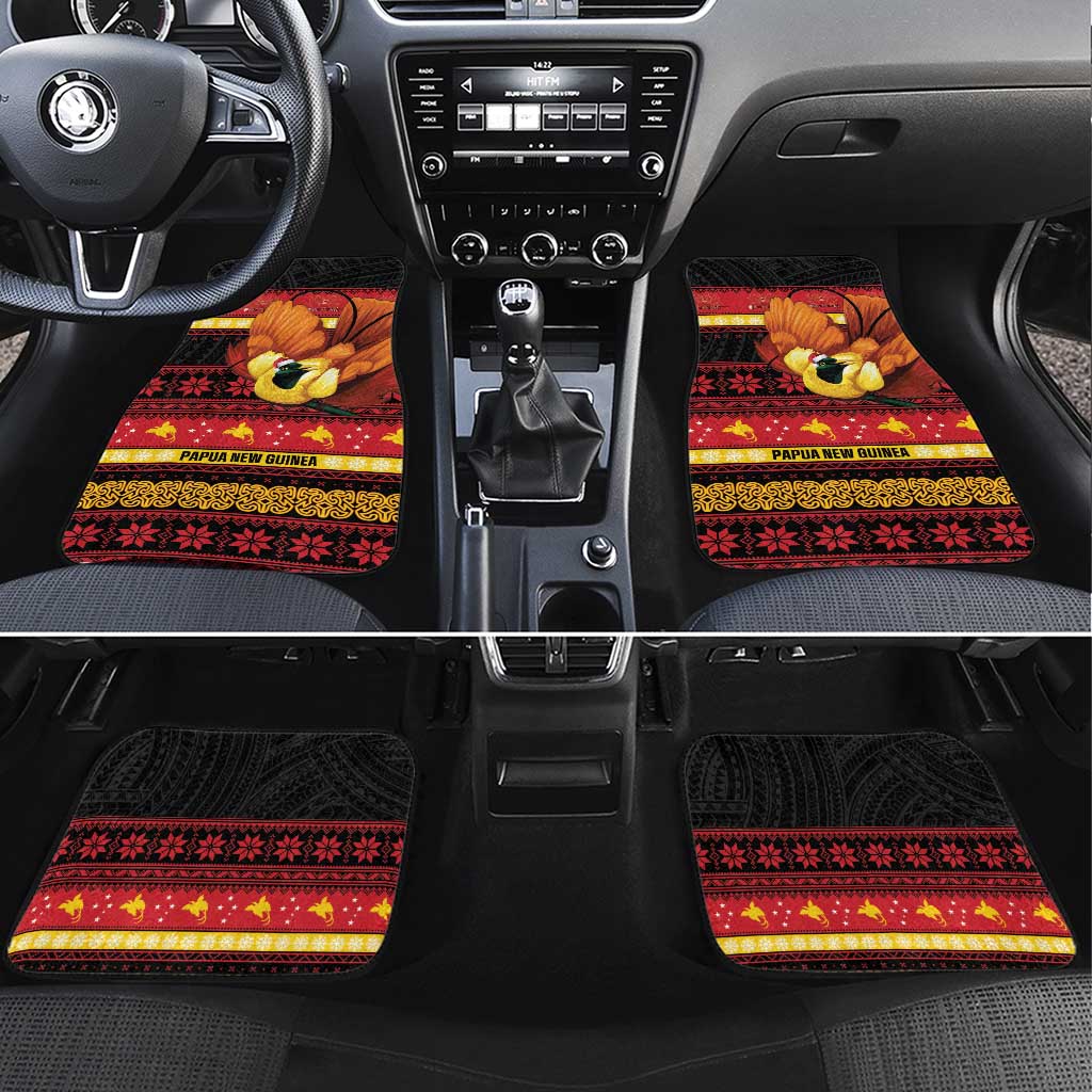 Papua New Guinea Christmas Car Mats Bikpela hamamas blong dispela Krismas - Polynesian Pride