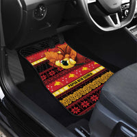Papua New Guinea Christmas Car Mats Bikpela hamamas blong dispela Krismas - Polynesian Pride