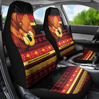 Papua New Guinea Christmas Car Seat Cover Bikpela hamamas blong dispela Krismas LT14 - Polynesian Pride