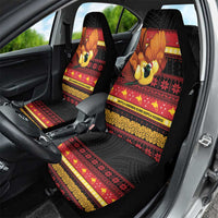 Papua New Guinea Christmas Car Seat Cover Bikpela hamamas blong dispela Krismas LT14 - Polynesian Pride