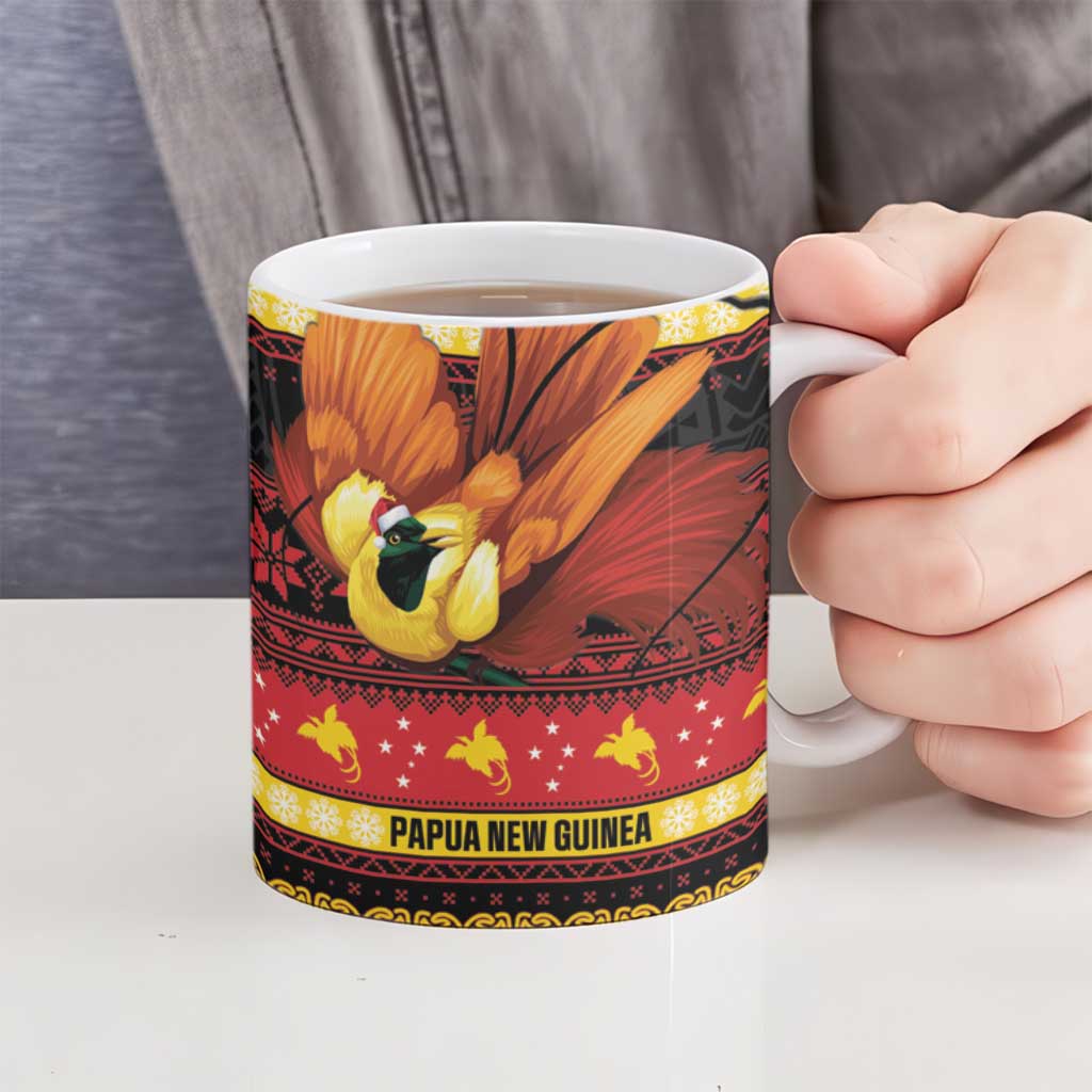 Papua New Guinea Christmas Ceramic Mug Bikpela hamamas blong dispela Krismas - Polynesian Pride