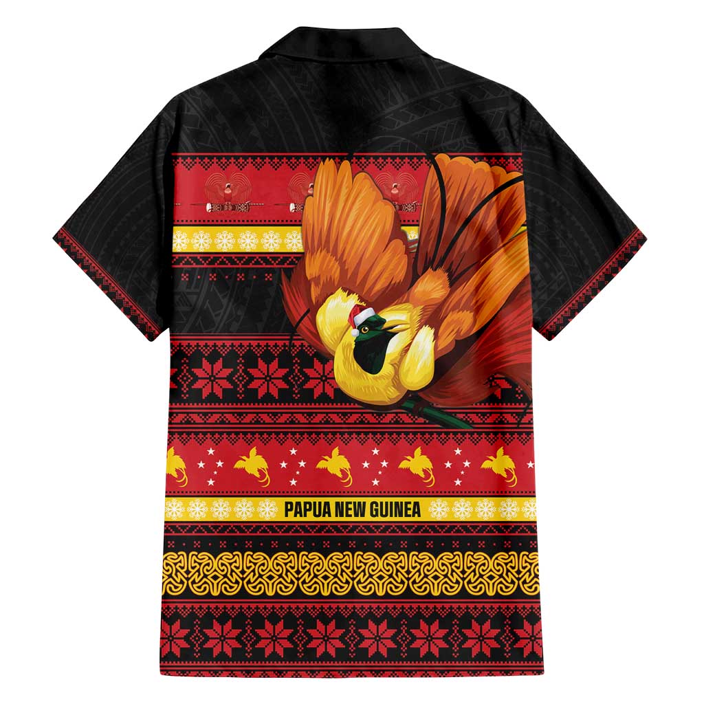 Papua New Guinea Christmas Family Matching Long Sleeve Bodycon Dress and Hawaiian Shirt Bikpela hamamas blong dispela Krismas - Polynesian Pride