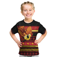 Papua New Guinea Christmas Kid T Shirt Bikpela hamamas blong dispela Krismas - Polynesian Pride