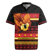 Papua New Guinea Christmas Rugby Jersey Bikpela hamamas blong dispela Krismas - Polynesian Pride