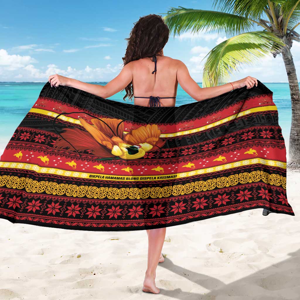 Papua New Guinea Christmas Sarong Bikpela hamamas blong dispela Krismas - Polynesian Pride