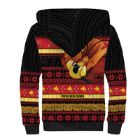 Papua New Guinea Christmas Sherpa Hoodie Bikpela hamamas blong dispela Krismas - Polynesian Pride