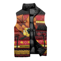 Papua New Guinea Christmas Sleeveless Puffer Jacket Bikpela hamamas blong dispela Krismas - Polynesian Pride