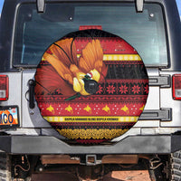 Papua New Guinea Christmas Spare Tire Cover Bikpela hamamas blong dispela Krismas - Polynesian Pride