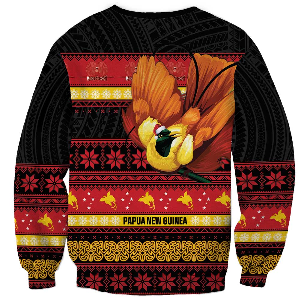 Papua New Guinea Christmas Sweatshirt Bikpela hamamas blong dispela Krismas - Polynesian Pride