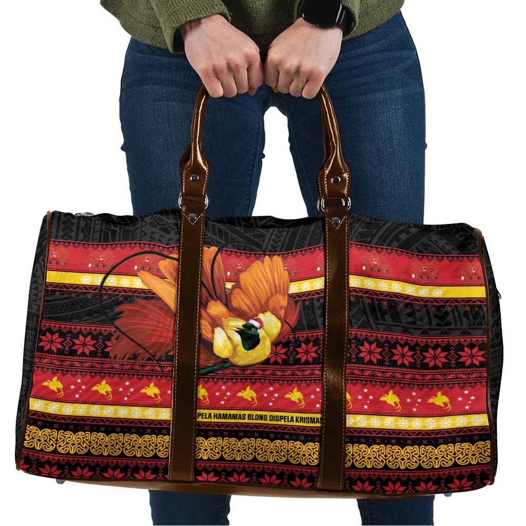 Papua New Guinea Christmas Travel Bag Bikpela hamamas blong dispela Krismas - Polynesian Pride