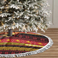 Papua New Guinea Christmas Tree Skirt Bikpela hamamas blong dispela Krismas - Polynesian Pride