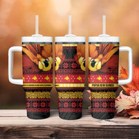 Papua New Guinea Christmas Tumbler With Handle Bikpela hamamas blong dispela Krismas - Polynesian Pride