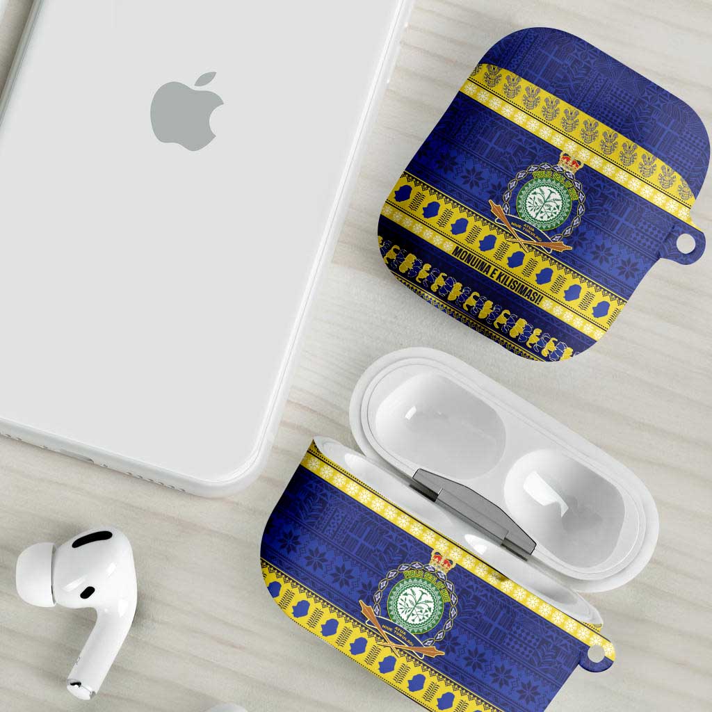 Niue Christmas AirPods Case Monuina e Kilisimasi Hiapo Motifs - Polynesian Pride