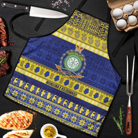 Niue Christmas Apron Monuina e Kilisimasi Hiapo Motifs - Polynesian Pride