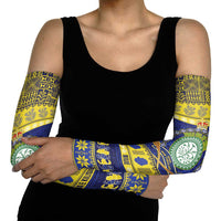 Niue Christmas Arm Sleeves Monuina e Kilisimasi Hiapo Motifs - Polynesian Pride
