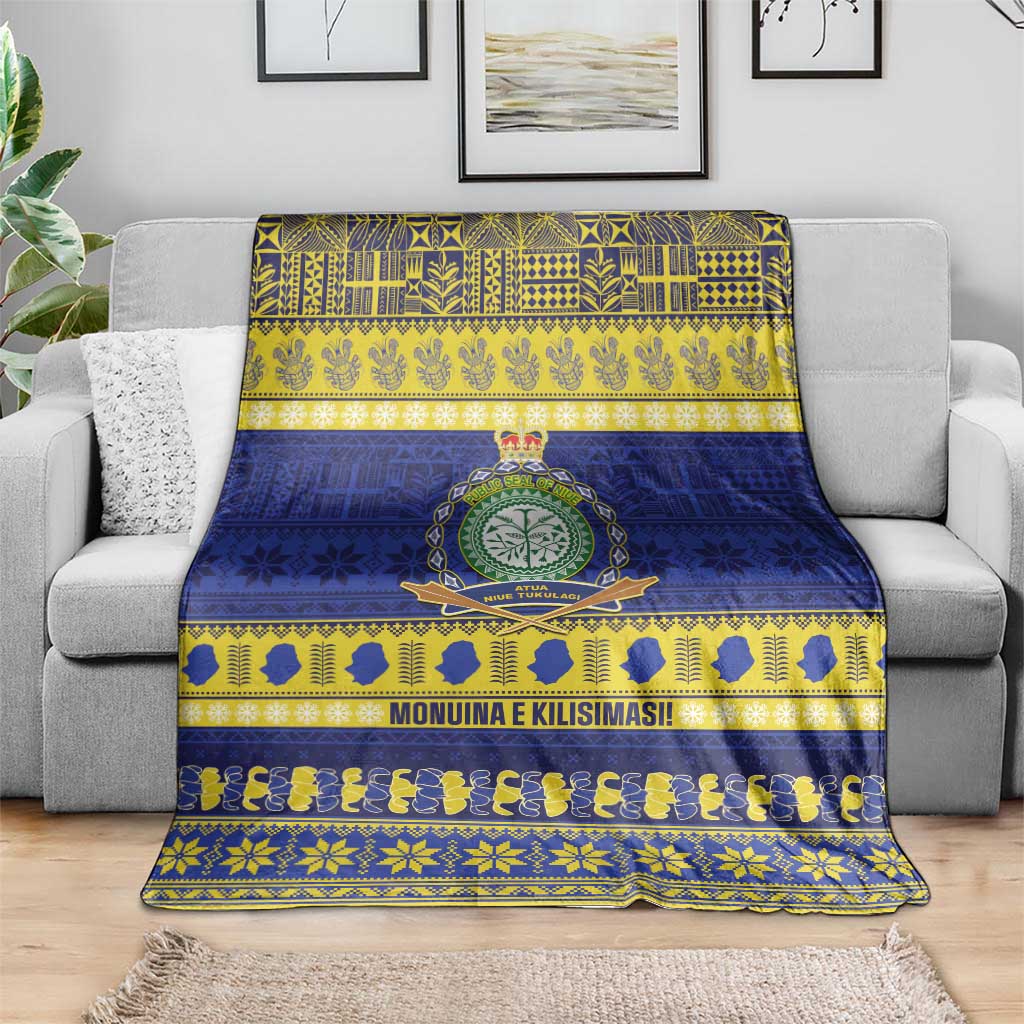 Niue Christmas Blanket Monuina e Kilisimasi Hiapo Motifs - Polynesian Pride
