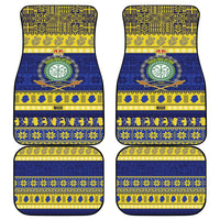 Niue Christmas Car Mats Monuina e Kilisimasi Hiapo Motifs - Polynesian Pride