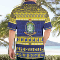Niue Christmas Hawaiian Shirt Monuina e Kilisimasi Hiapo Motifs - Polynesian Pride