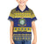 Niue Christmas Kid Hawaiian Shirt Monuina e Kilisimasi Hiapo Motifs - Polynesian Pride
