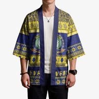 Niue Christmas Kimono Monuina e Kilisimasi Hiapo Motifs - Polynesian Pride